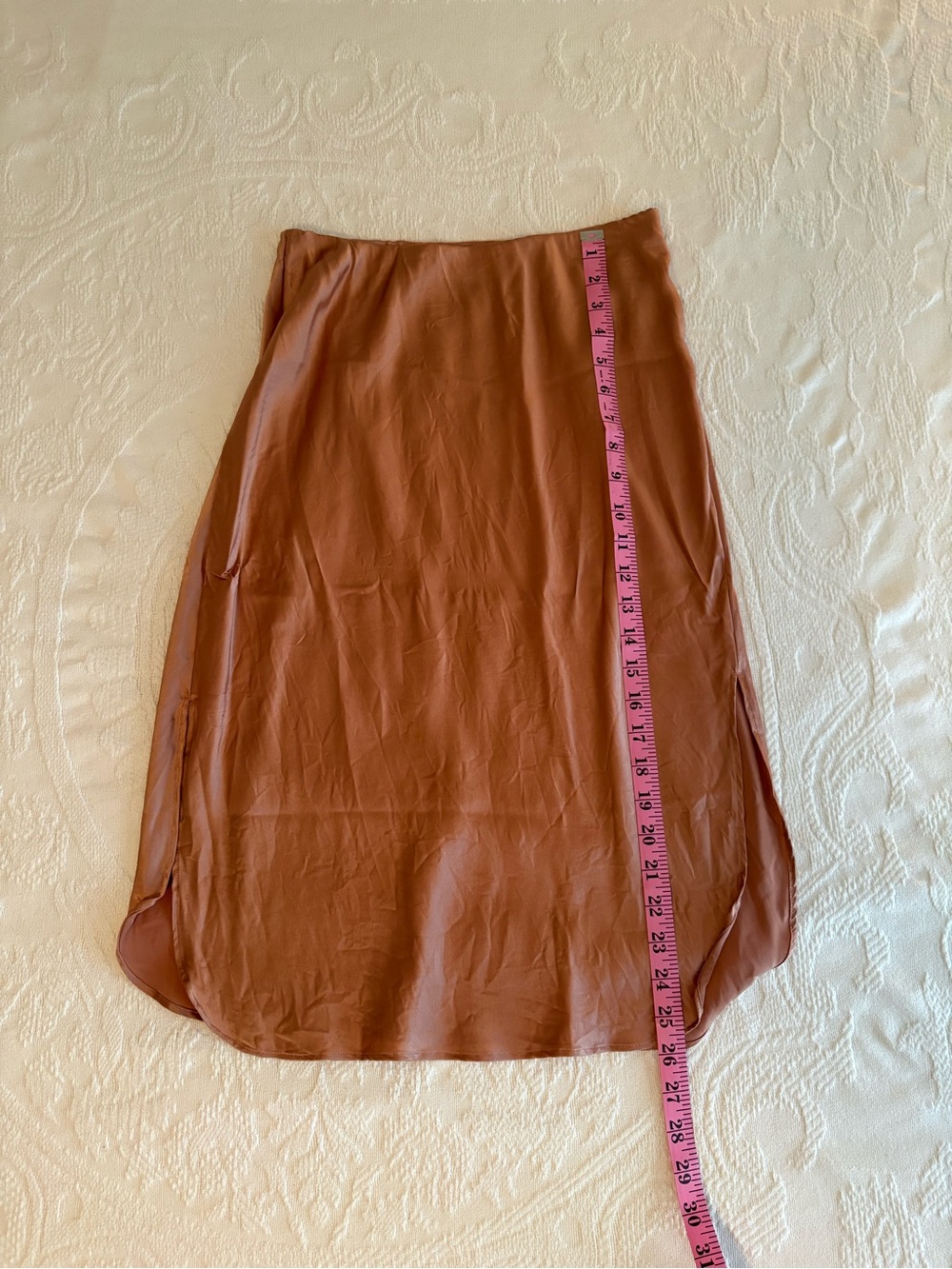 Banana Republic dusty pink silk skirt, XS